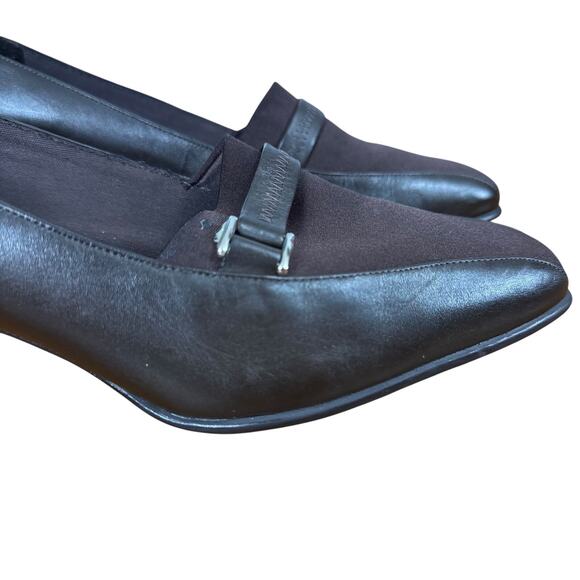 Naturalizer Edie Womens Dark Brown Leather Chunky Heels Pumps Classic Shoes 8.5 - Picture 13 of 16